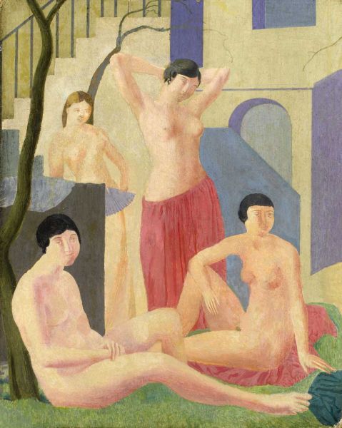 Clement-Cowles: Four-nudes,-circa-1925