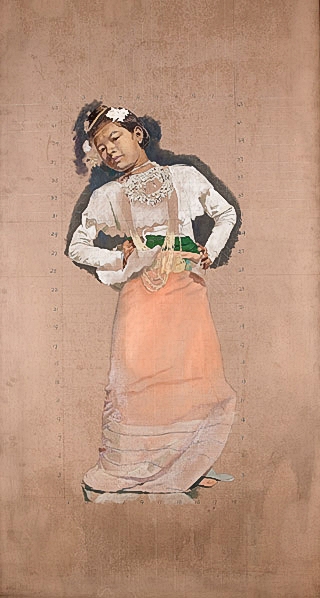 Artist Sir Gerald Festus Kelly (1879-1972): Ma Si Gyaw, pose III, circa 1909