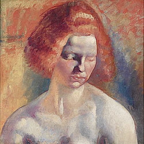 Artist Clara Klinghoffer (1900-1970): Portrait of Rose, 1919