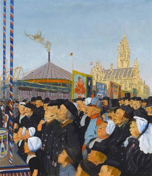 Artist Charles Pears: At Middleburg:The Kermis, August, 1913