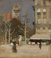 Artist Sir Gerald Festus Kelly: The Tour St. Jacques, Paris, circa 1901